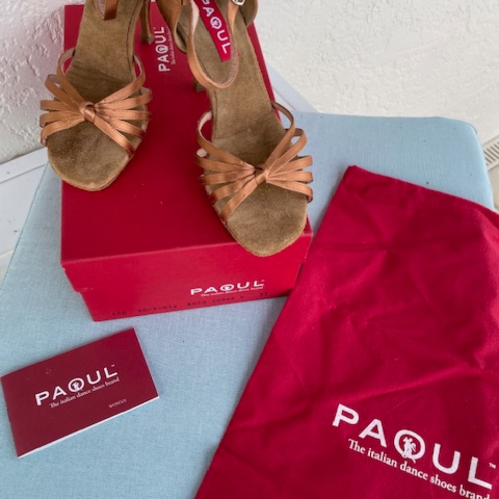 Woman's latin ballroom shoes